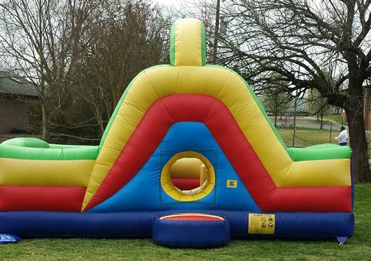 Obstacle maze outdoor setup
