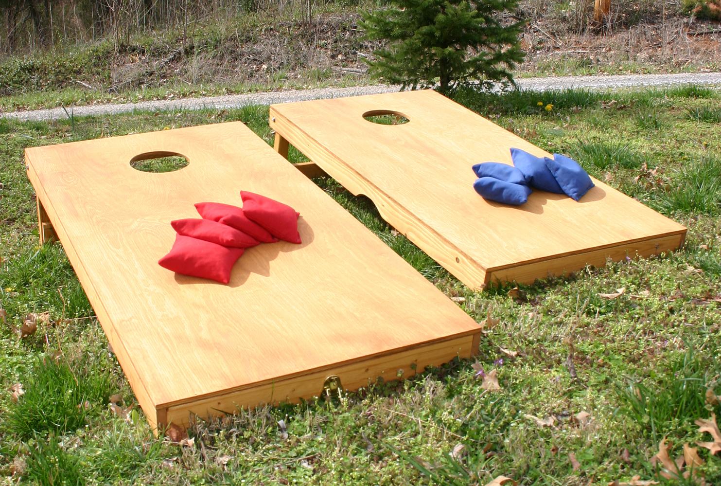 Corn hole game boards