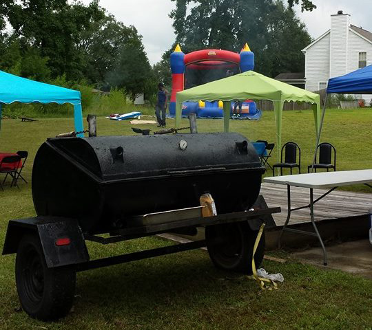 BBQ grill trailer